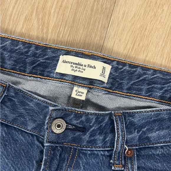 Abercrombie & Fitch curve love 31 wide leg high rise - Picture 2 of 3